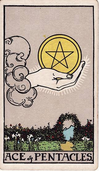 펜타클 에이스 tarot card