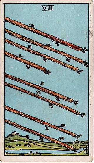 완드 8 tarot card