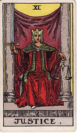 정의 tarot card