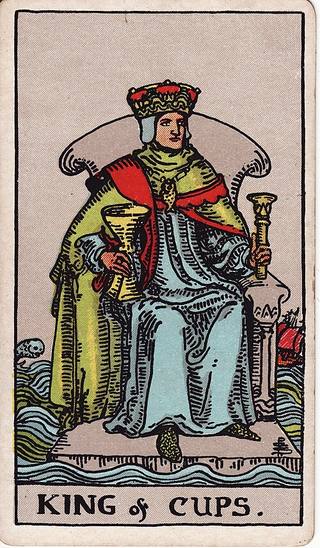 컵 킹 tarot card