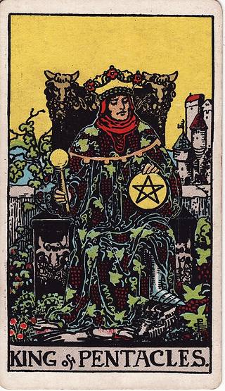 펜타클 킹 tarot card