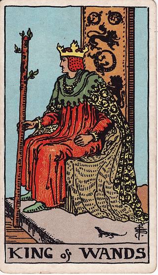 완드 킹 tarot card