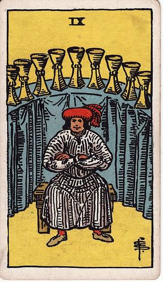 컵 9 tarot card