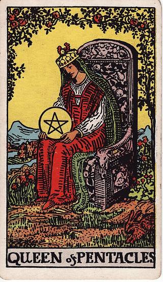 펜타클 퀸 tarot card