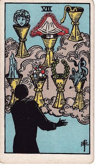 컵 7 tarot card