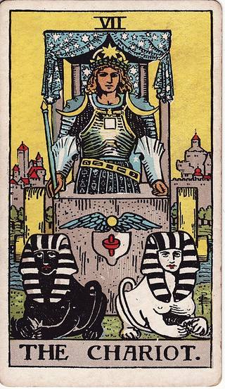 전차 tarot card