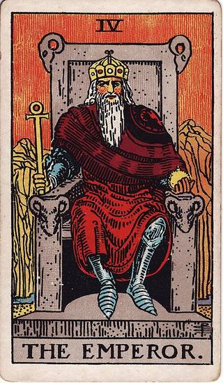 황제 tarot card